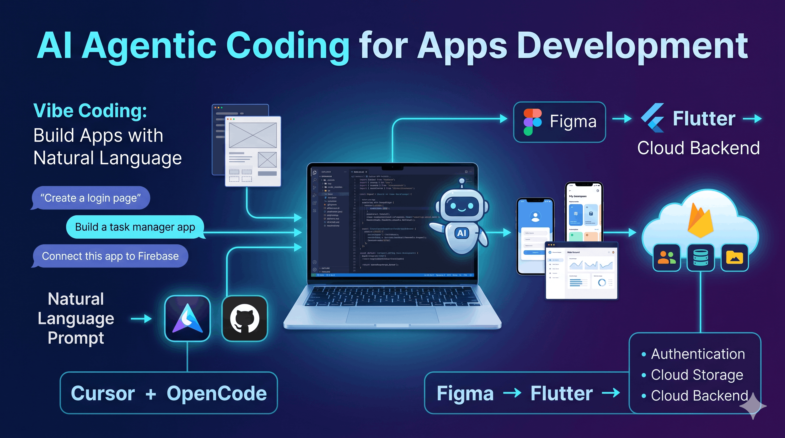Agentic Flutter Apps Development Course Banner