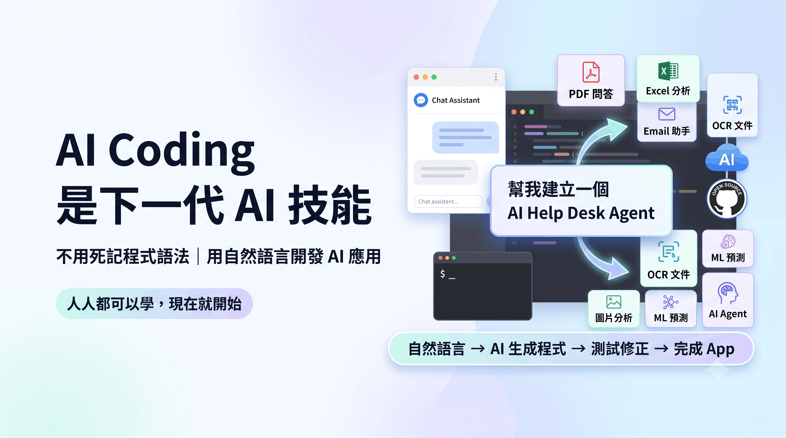 Build AI Applications with Natural Language and AI Coding Tools