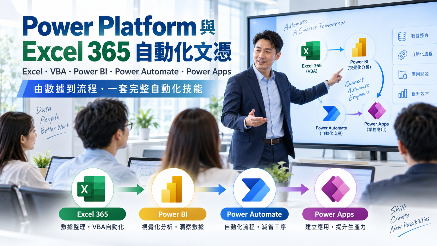 Power Platform 與 Excel 365 自動化文憑