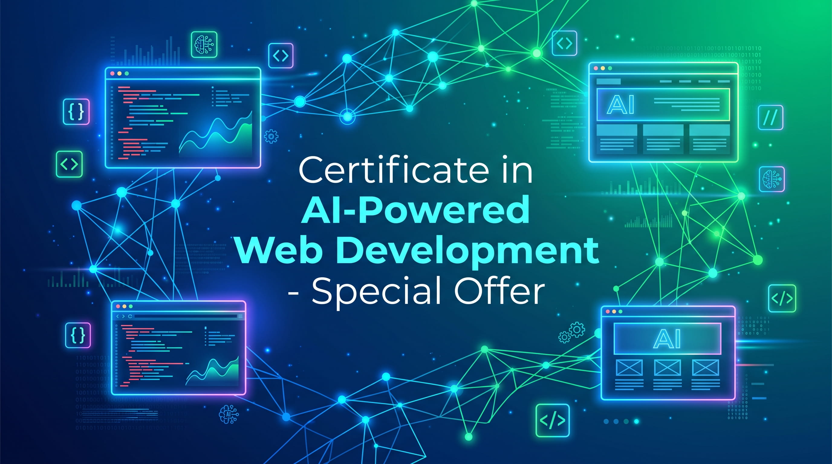AI web development video course